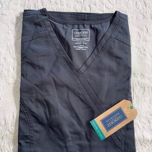 Cherokee Gray Workwear V-Neck Scrub Top